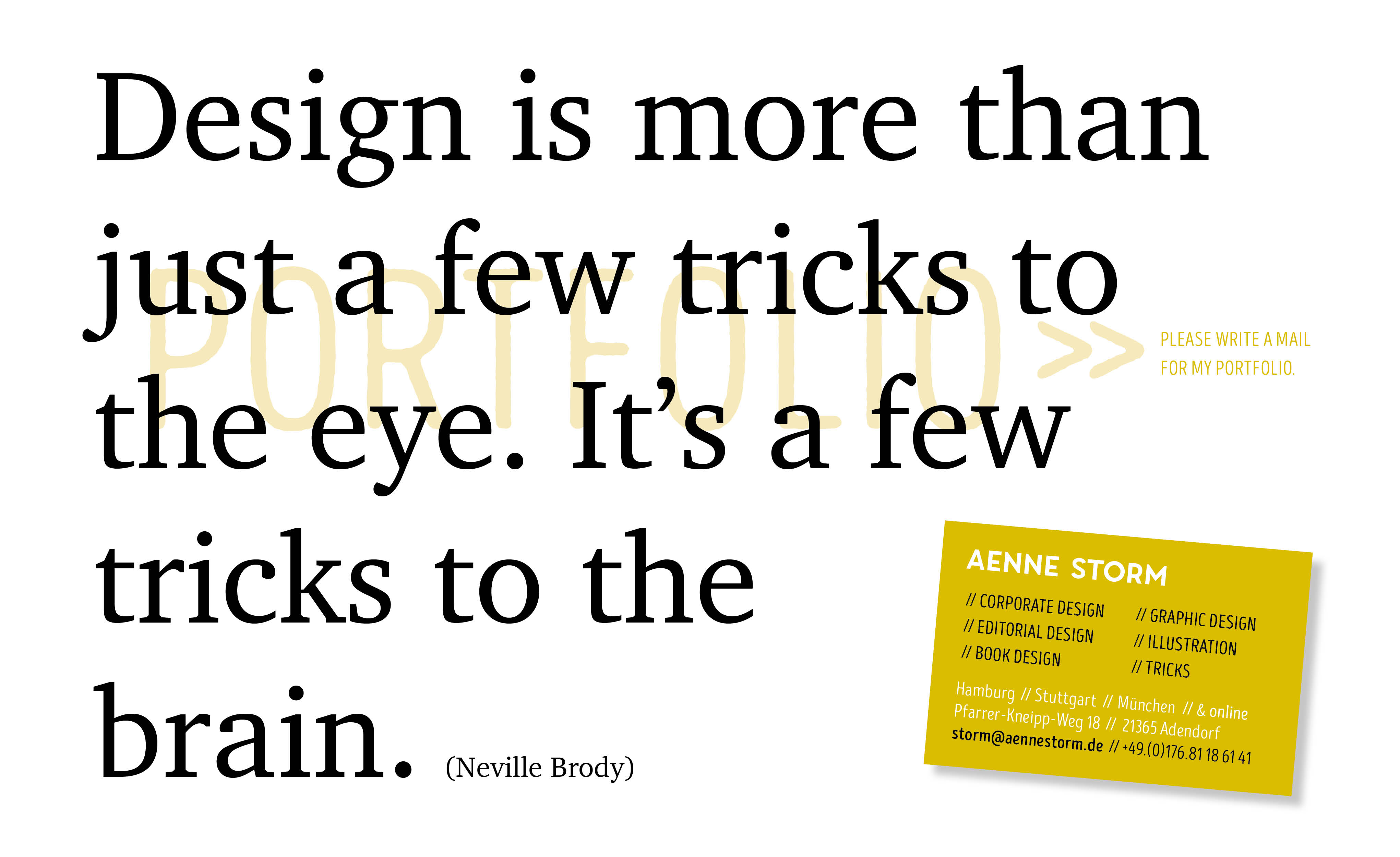 Design is more than just a few tricks to the eye. It’s a few tricks to the brain.